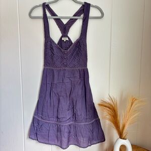Guess Deep Purple Mini Dress